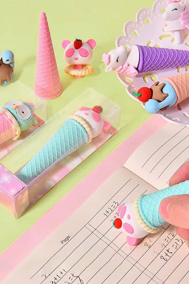 Colección de borradores de TPU Animal Ice Cream Cone