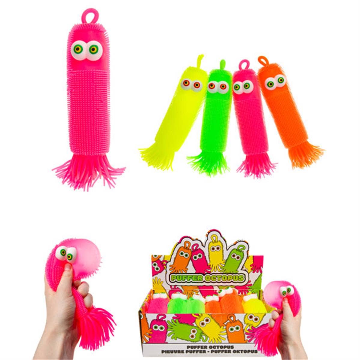 Pulpo Puffer Con Ojo 22 X 6 cm