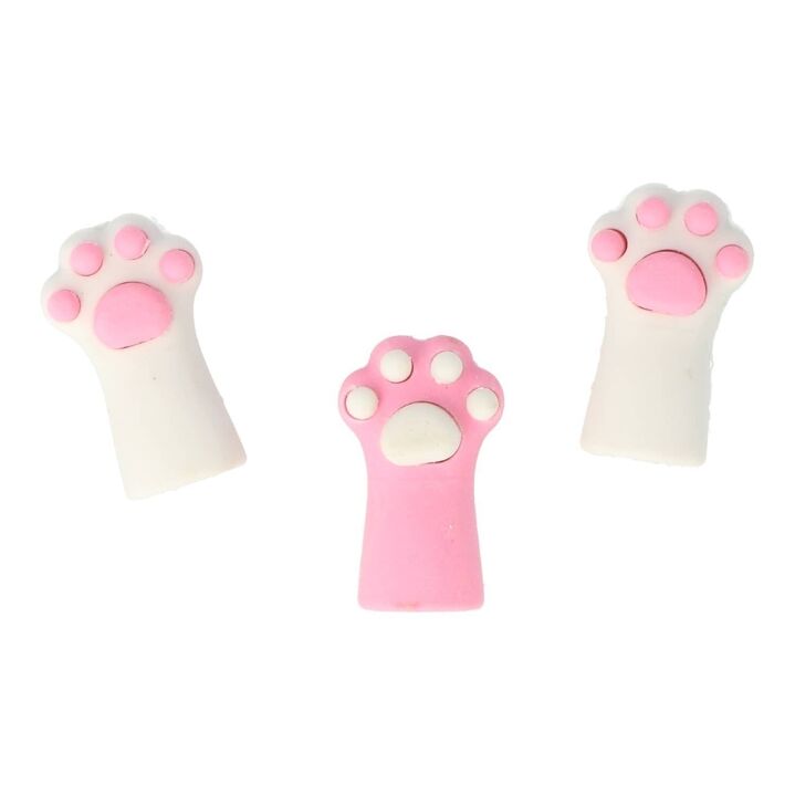 Set de 3 gomas de borrar gatito