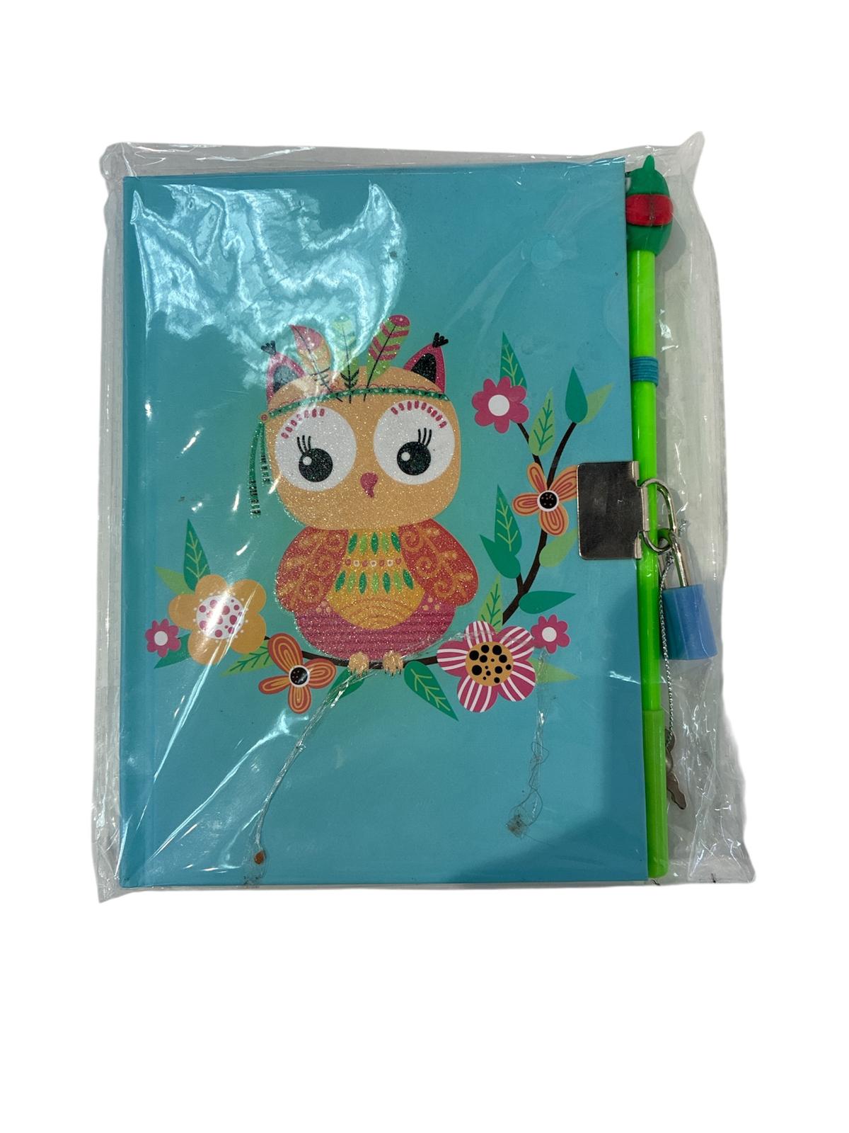 Diario secreto buho con boli