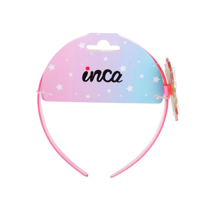 Diadema transparente unicornio