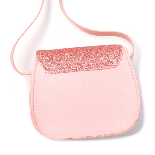 Bolso Alforja con purpurina y estrellas 11x9x4 cm