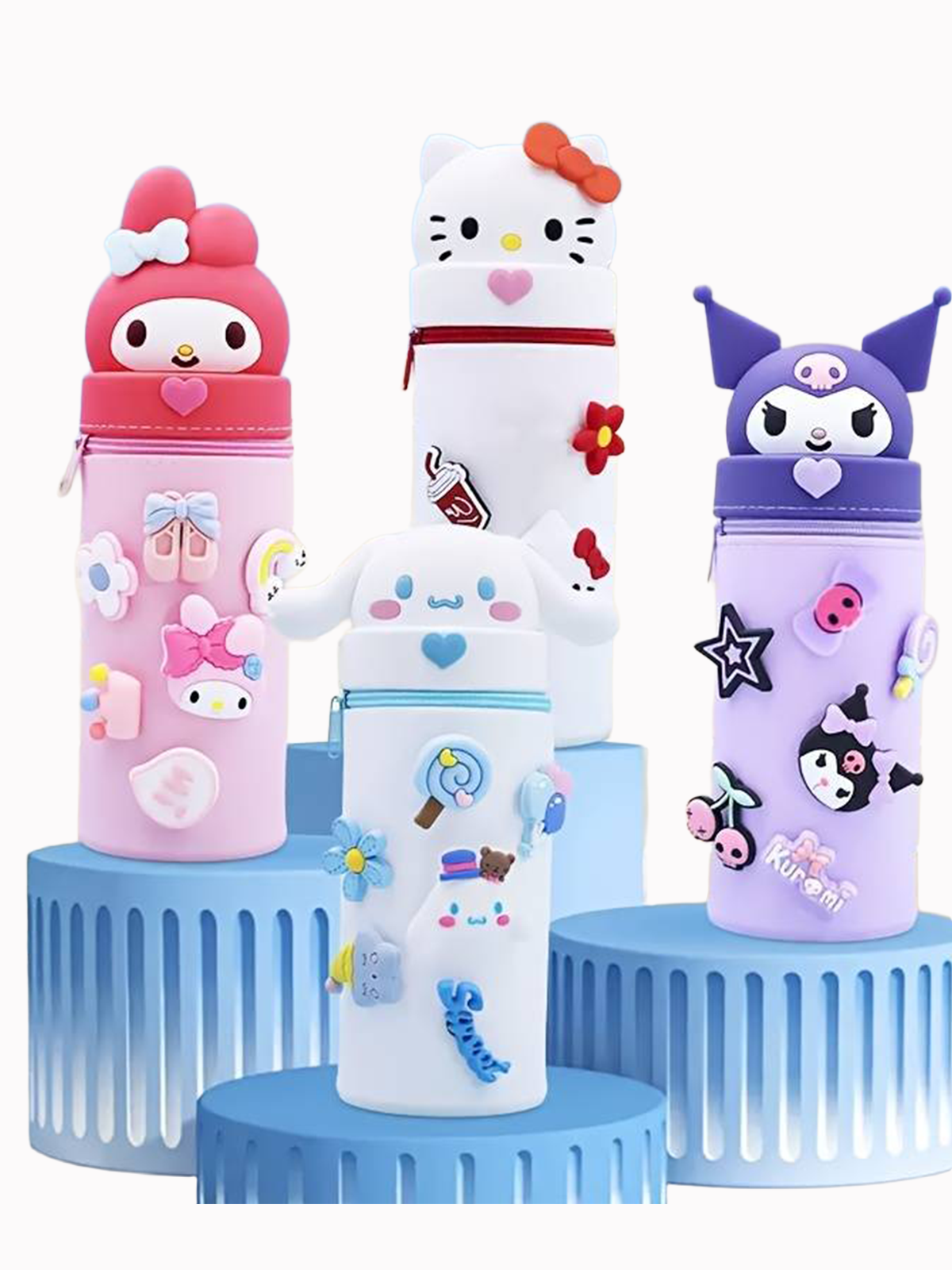 Estuche silicona con pines Sanrio