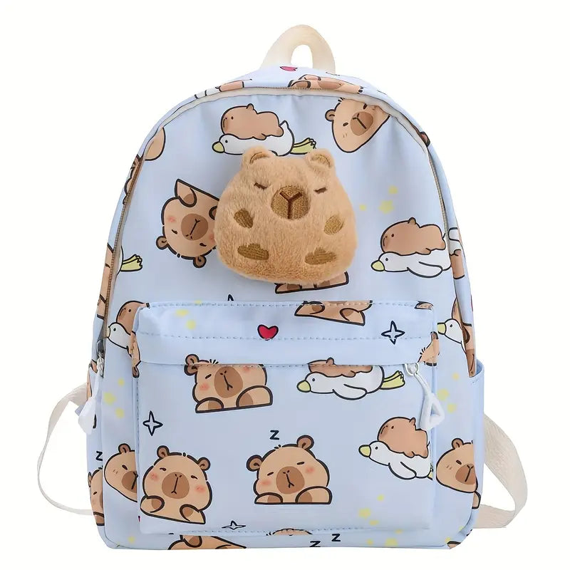 Mochila Capibara con muñeco