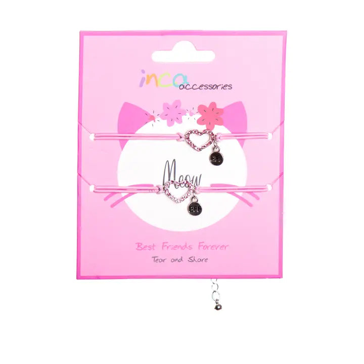 Pack de 2 pulseras Best friends forever (18,5cm)