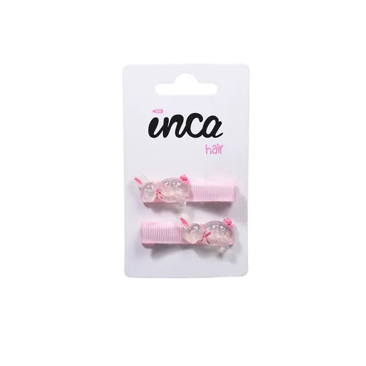Set 2 cocodrilos con conejito (3,5cm)