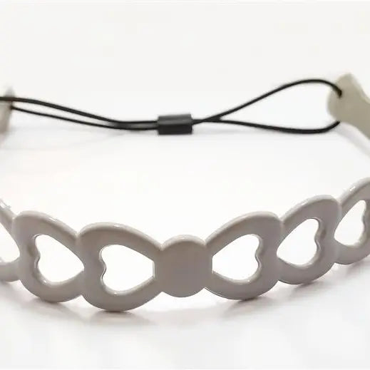 Diadema silicona corazón y mono