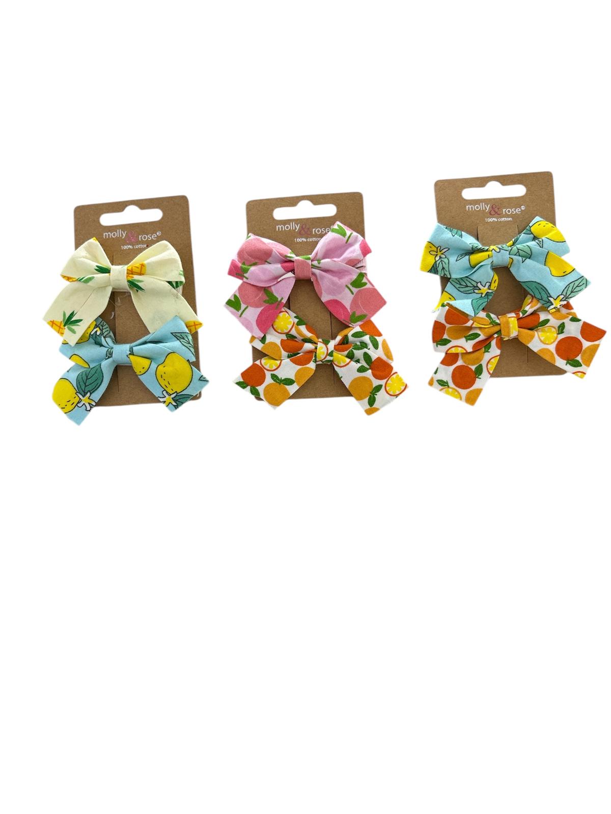 PACK 2 COCODRILOS CON LAZO FRUTAS
