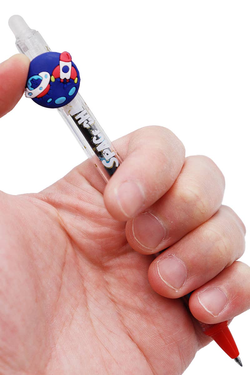 Bolígrafo de tinta azul borrable Outer Space de 0,5 mm, 36 unidades