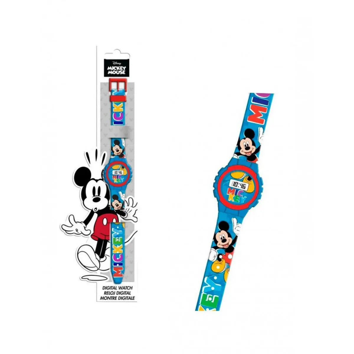 Reloj Digital Mickey Mouse – Diversión y Estilo en tu Muñeca!