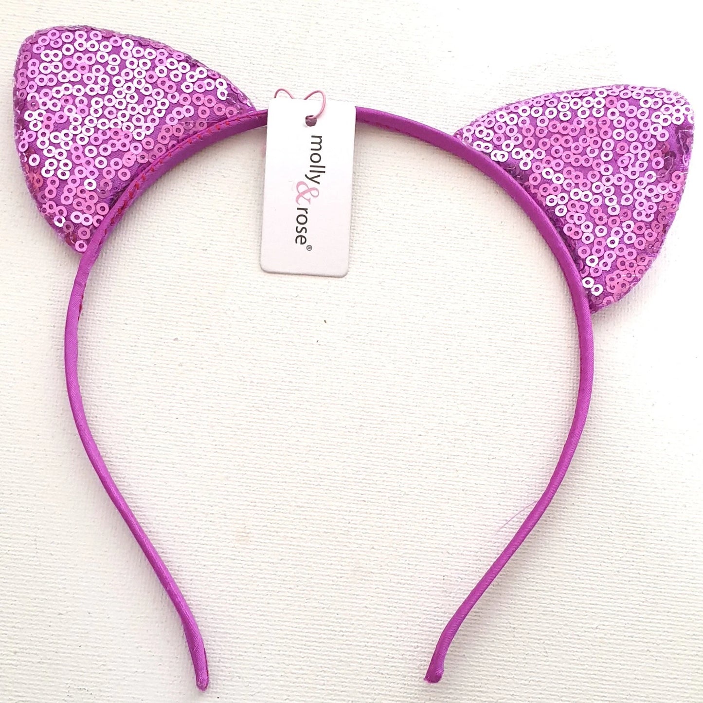 Diadema con Orejitas de brillantina