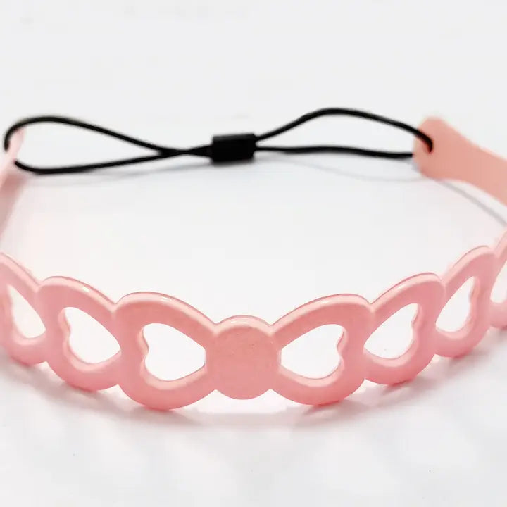 Diadema silicona corazón y mono