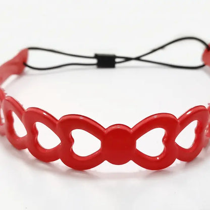 Diadema silicona corazón y mono