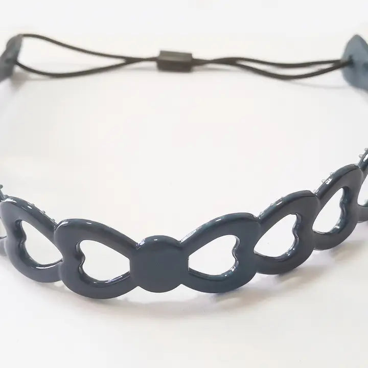 Diadema silicona corazón y mono