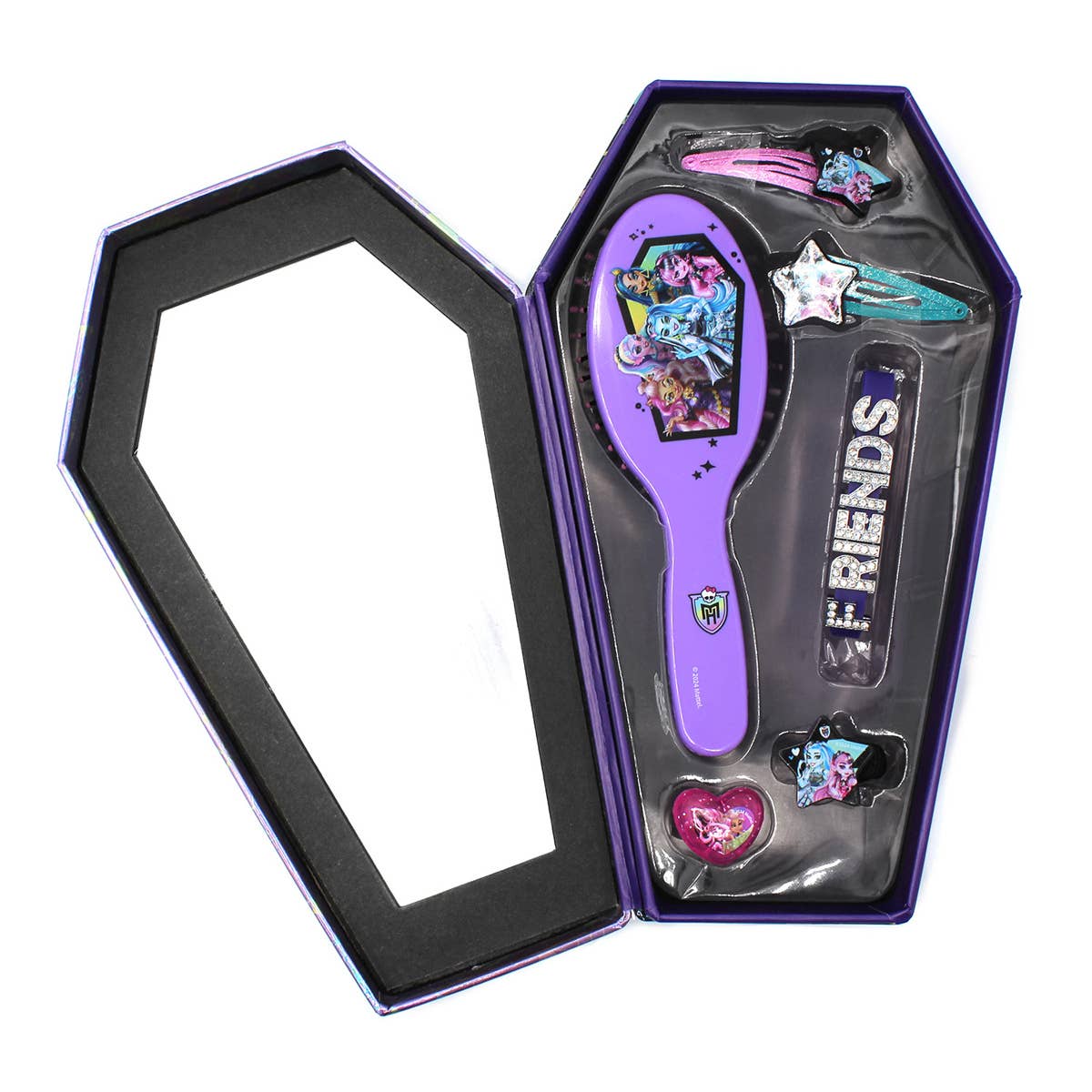 JOYERO MONSTER HIGH CON ACCESORIOS: CEPILLO, 2 PINZAS