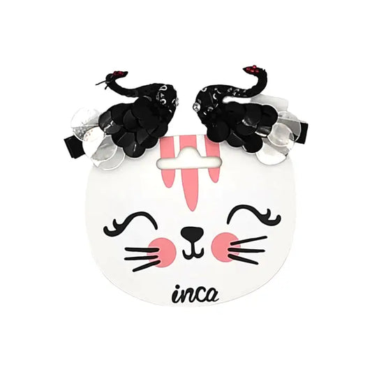 Set 2 cocodrilos con cisne (5cm)