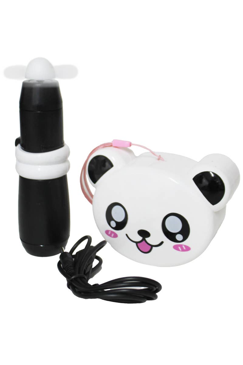Ventilador eléctrico portátil Animal Pals con espejo