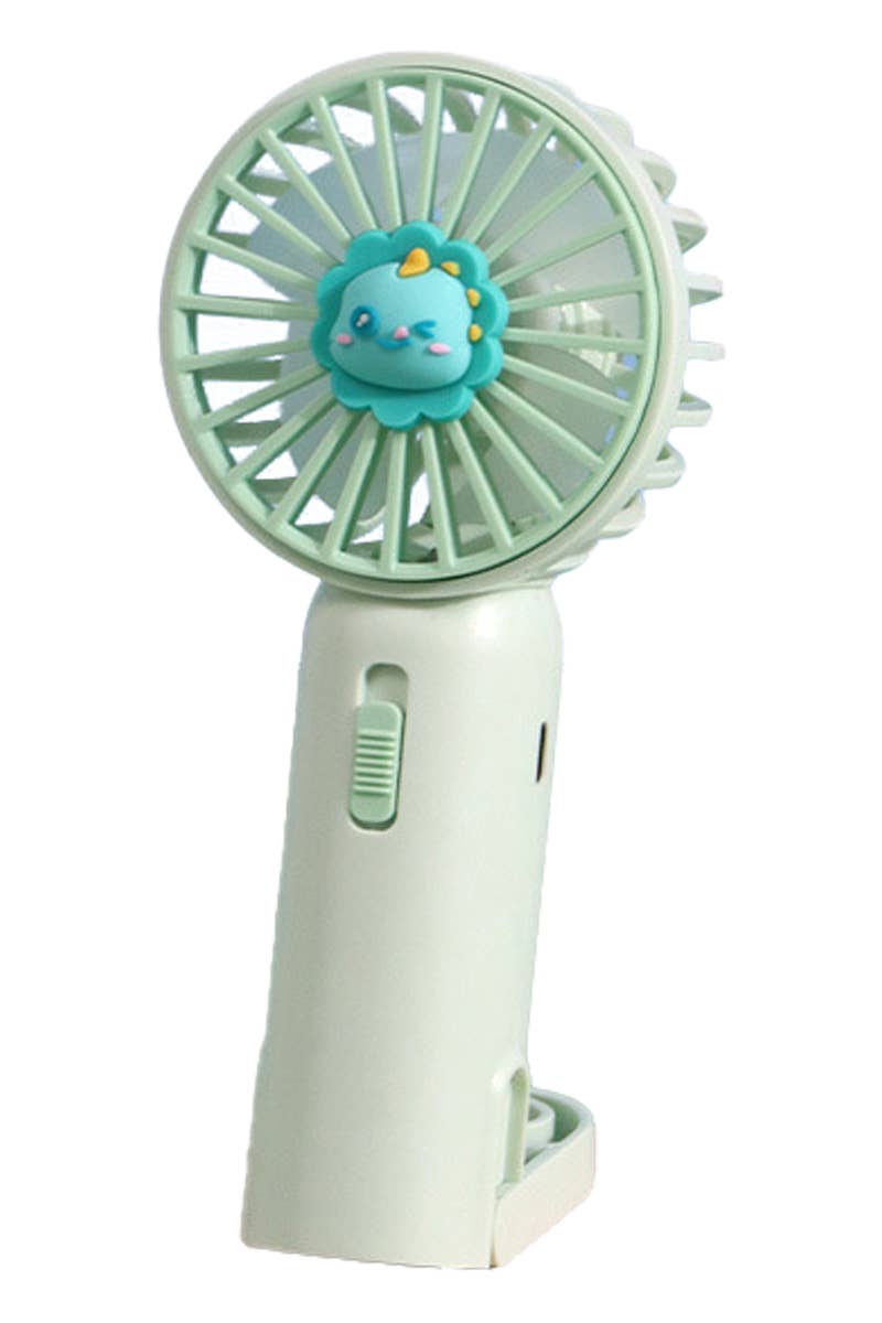 Ventilador eléctrico portátil Animal Pals con iluminación LED