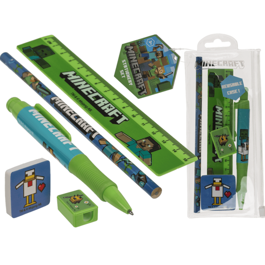 Set de papelería, Minecraft