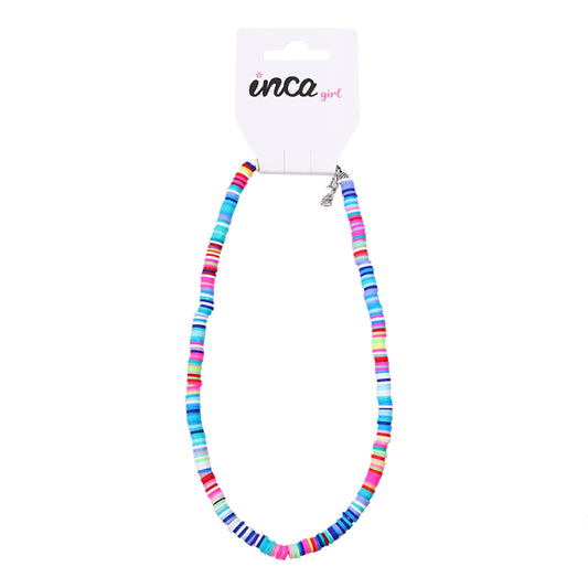 Collar con cierre multicolor