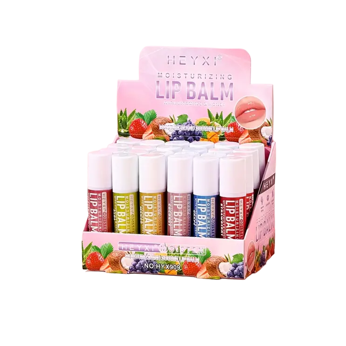 Bálsamo Labial con Sabor a Frutas