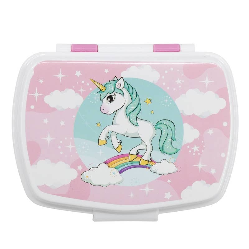 Sandwichera Rectangular Unicorn Rainbow Rtd