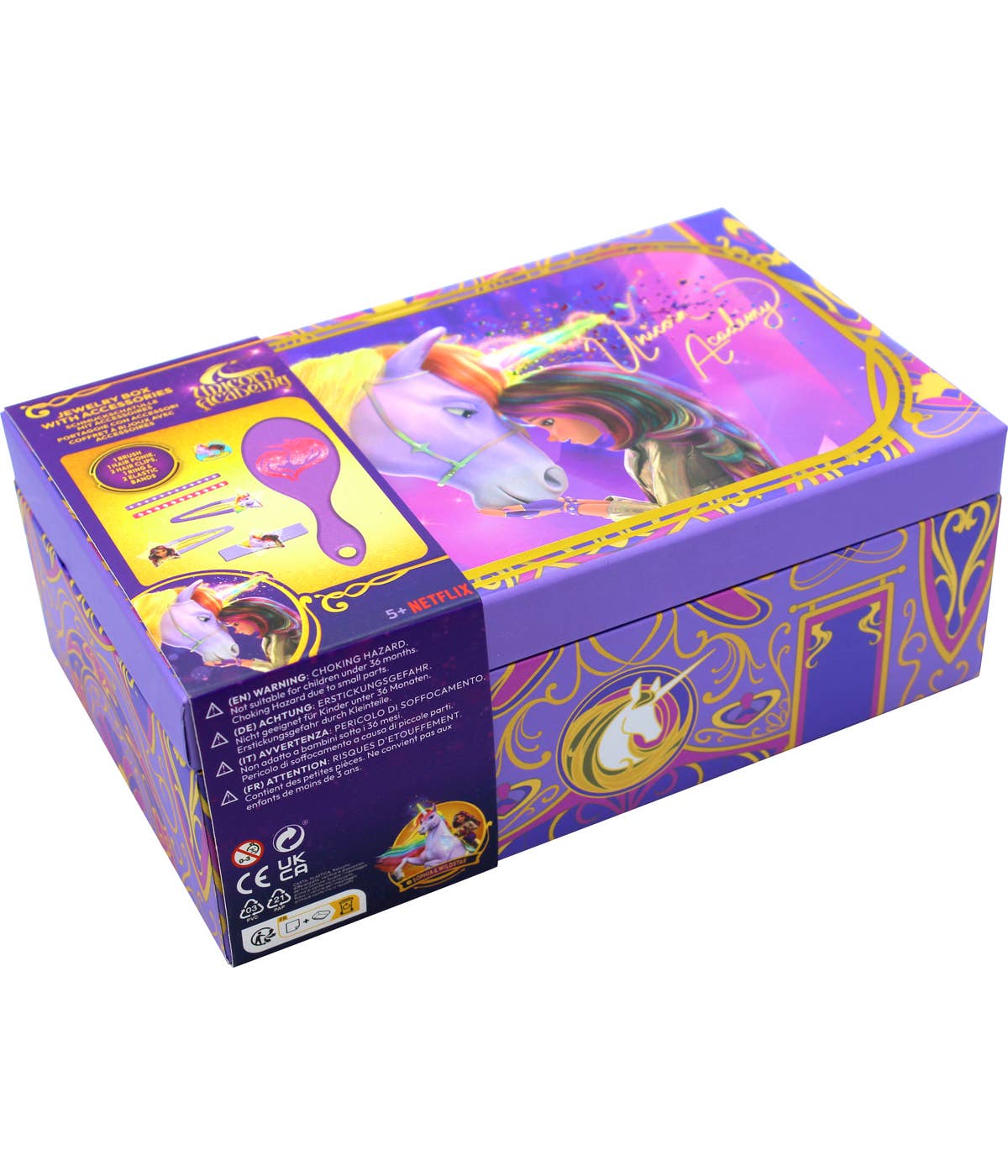 JOYERO UNICORN ACADEMY CON ACCESORIOS