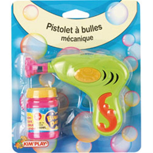 Pistola de burbujas mecánica