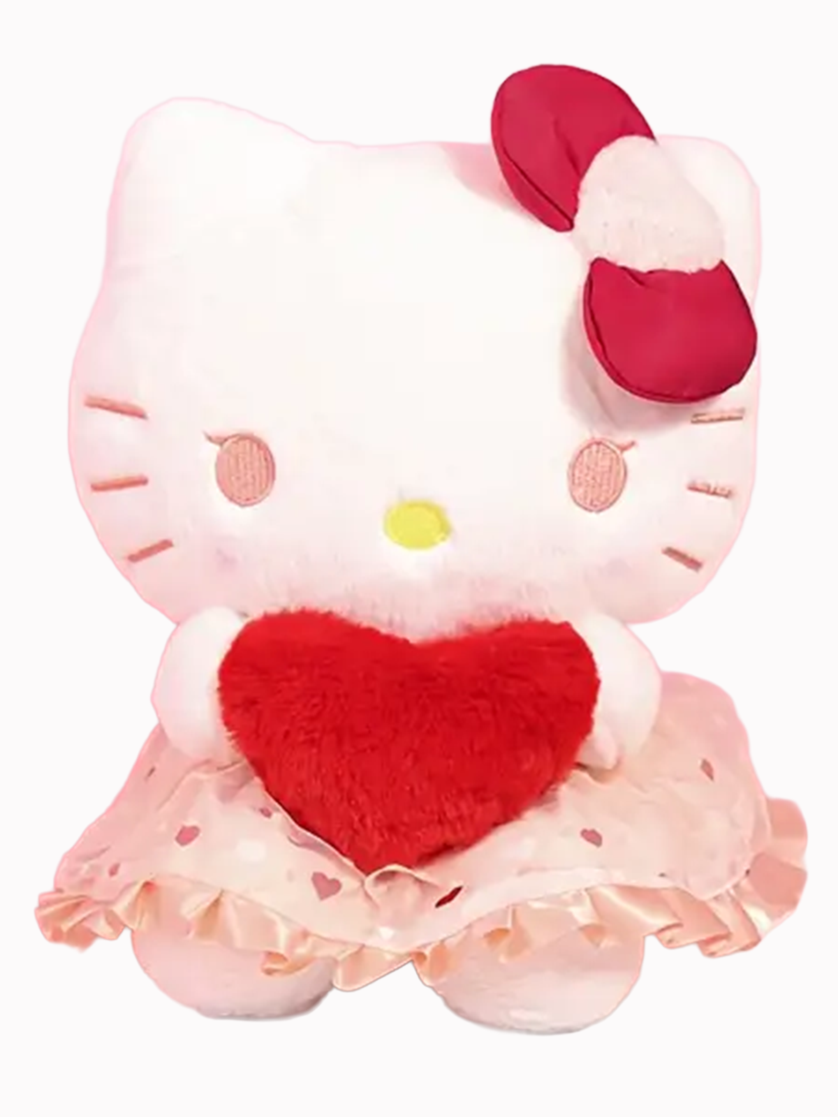 Peluche Kitty corazón Rojo