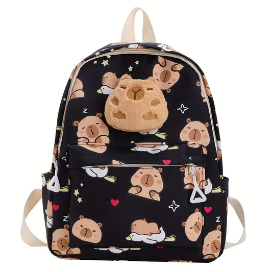 Mochila Capibara con muñeco