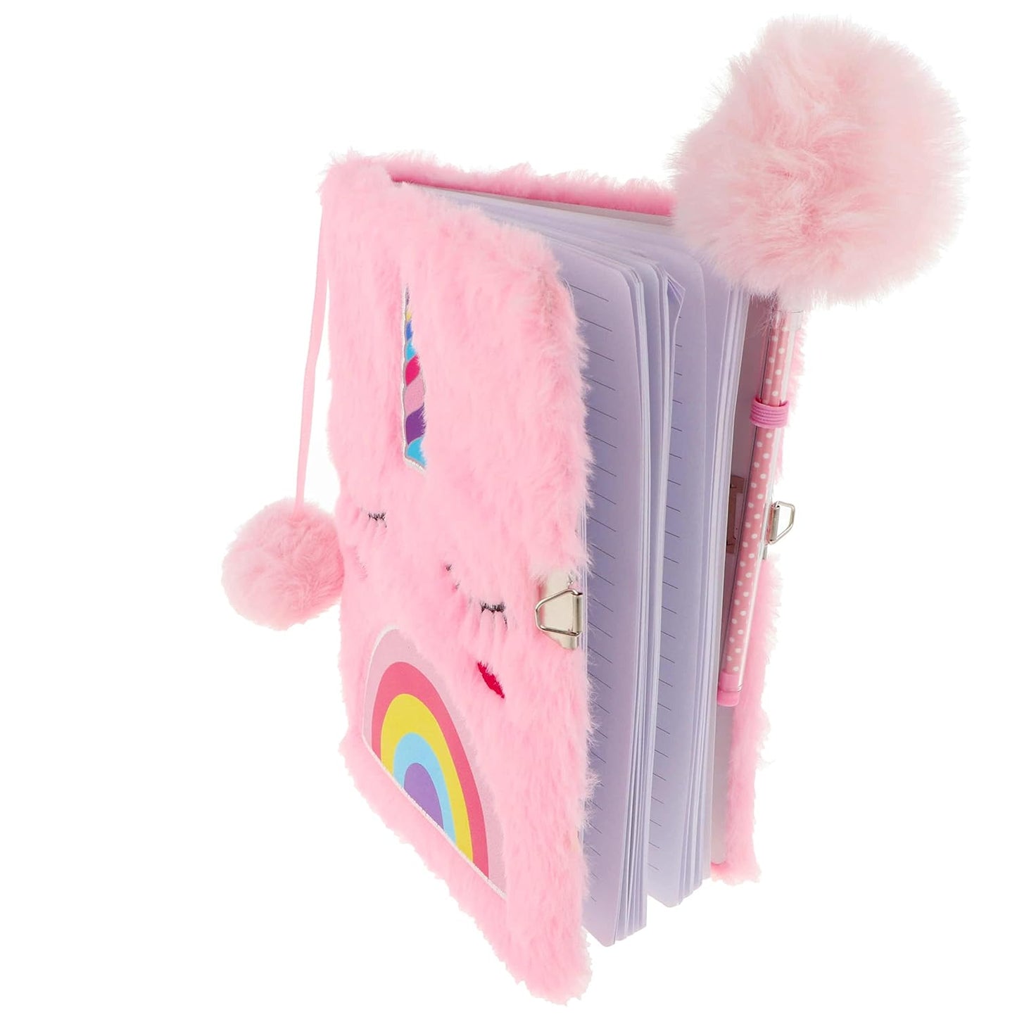 Diario secreto cuaderno peluche Unicornio