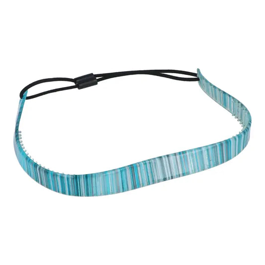 Diadema silicona rayas de colores (22cm diámetro, 1,5cm de ancho)