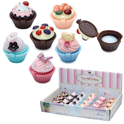 Bálsamo Labial con Forma Cupcake (Nuevo Expositor)