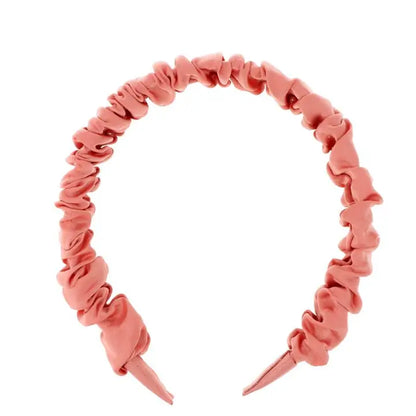 Diadema ancha arrugada