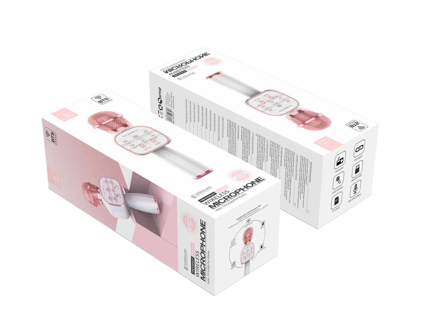 Micrófono inalámbrico Bluetooth para karaoke