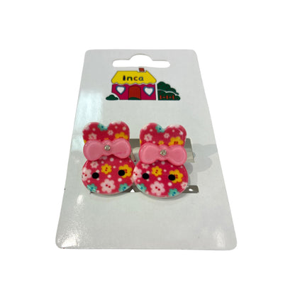 Set 2 pinzas conejito