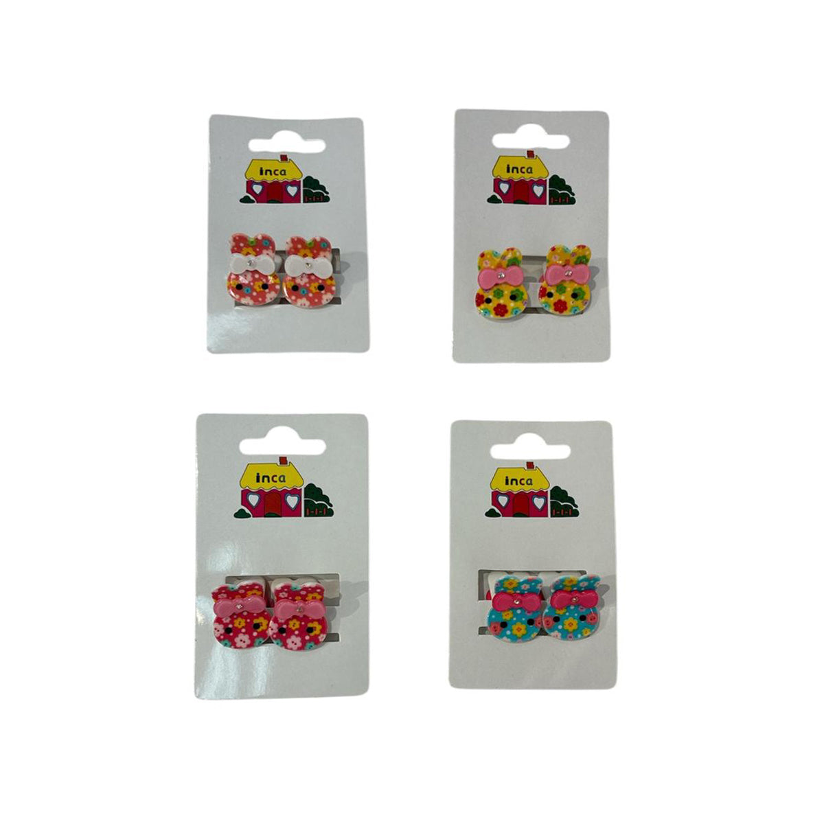 Set 2 pinzas conejito