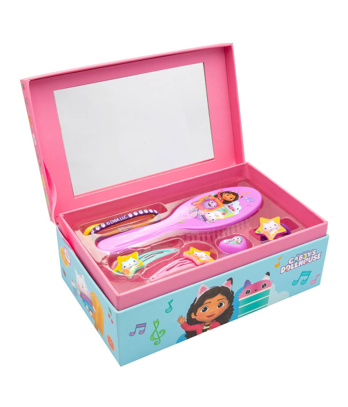 JOYERO CASA DE MUÑECAS DE GABBY CON ACCESORIOS