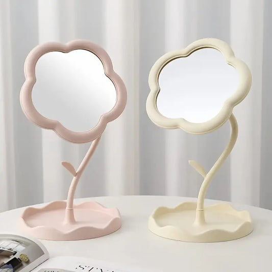 Espejo de Maquillaje Flor