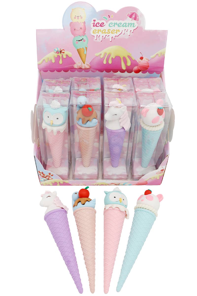 Colección de borradores de TPU Animal Ice Cream Cone
