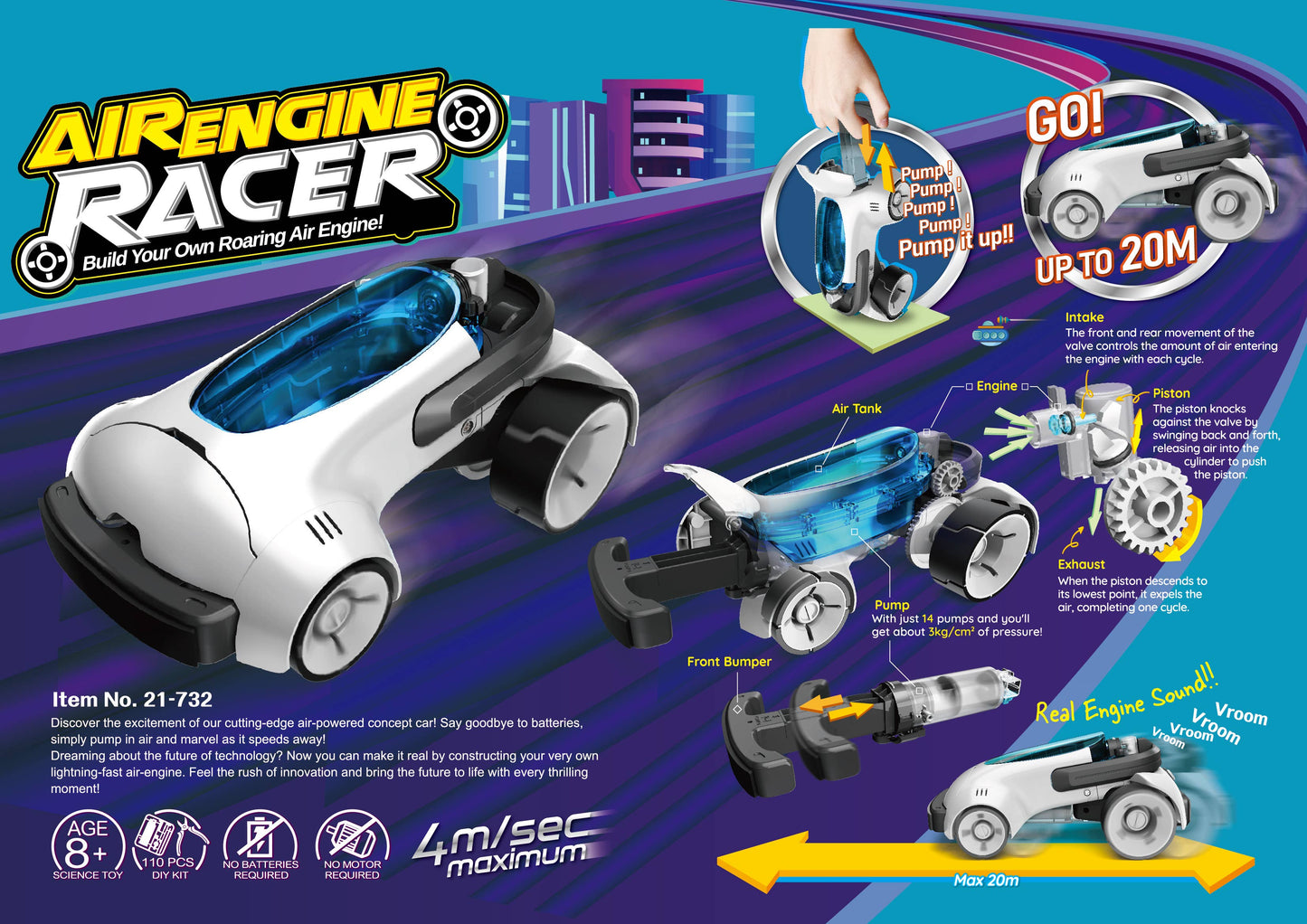 Motor de Aire de Carreras