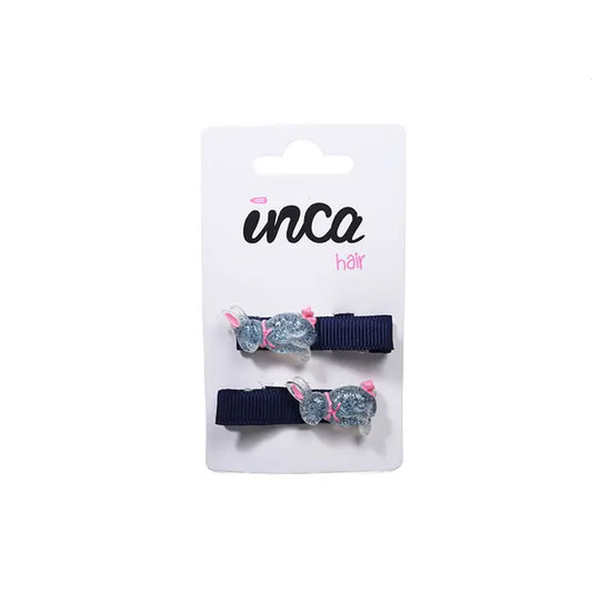 Set 2 cocodrilos con conejito (3,5cm)