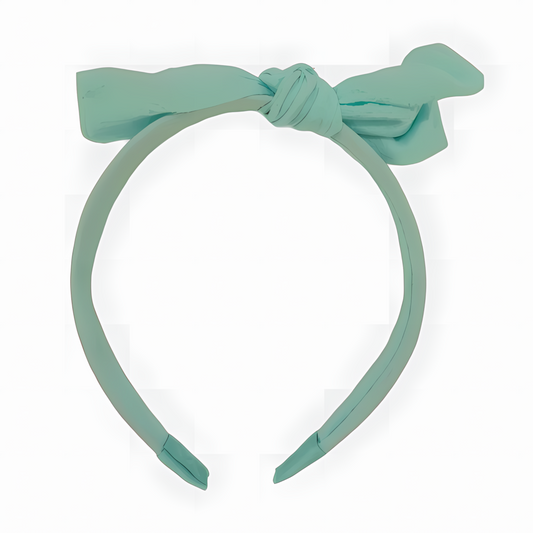 Diadema con lazo de tela