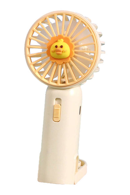 Ventilador eléctrico portátil Animal Pals con iluminación LED