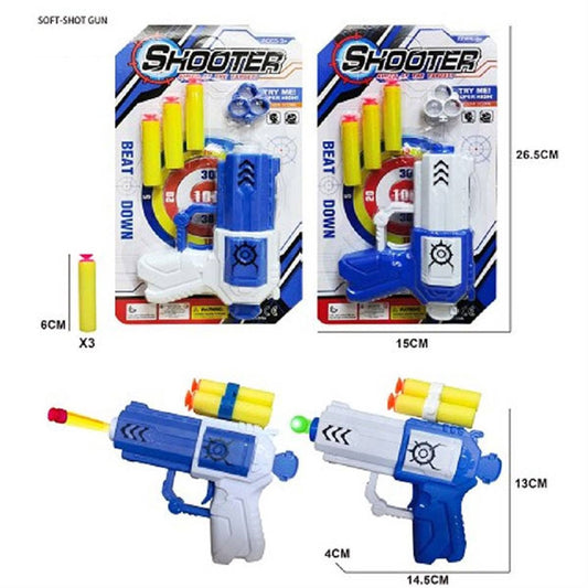 Pistola Blisto con flechas de espuma