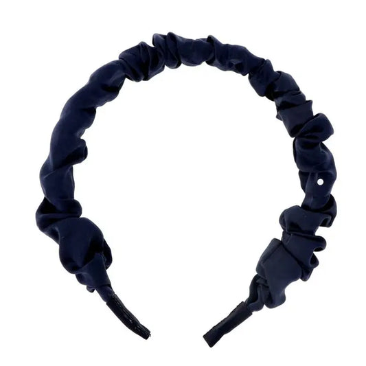 Diadema ancha arrugada