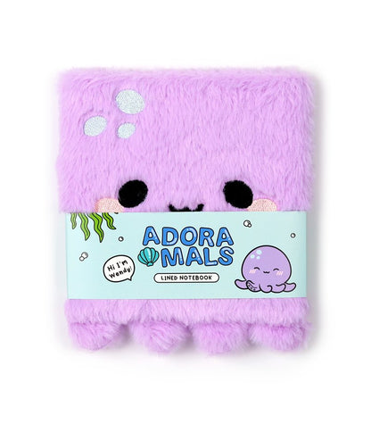 Libreta Peluda A5 a Rayas Pulpo Adoramals (1 u./ Blister)
